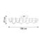 Cieria LED Stepped Ceiling Lamp