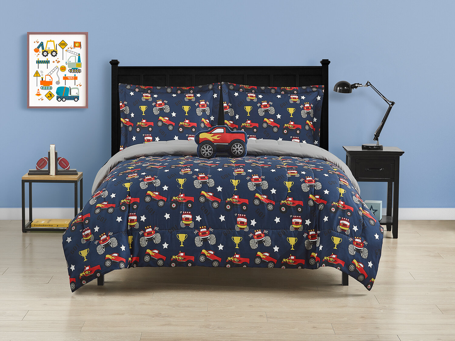 Monster jam comforter walmart sale