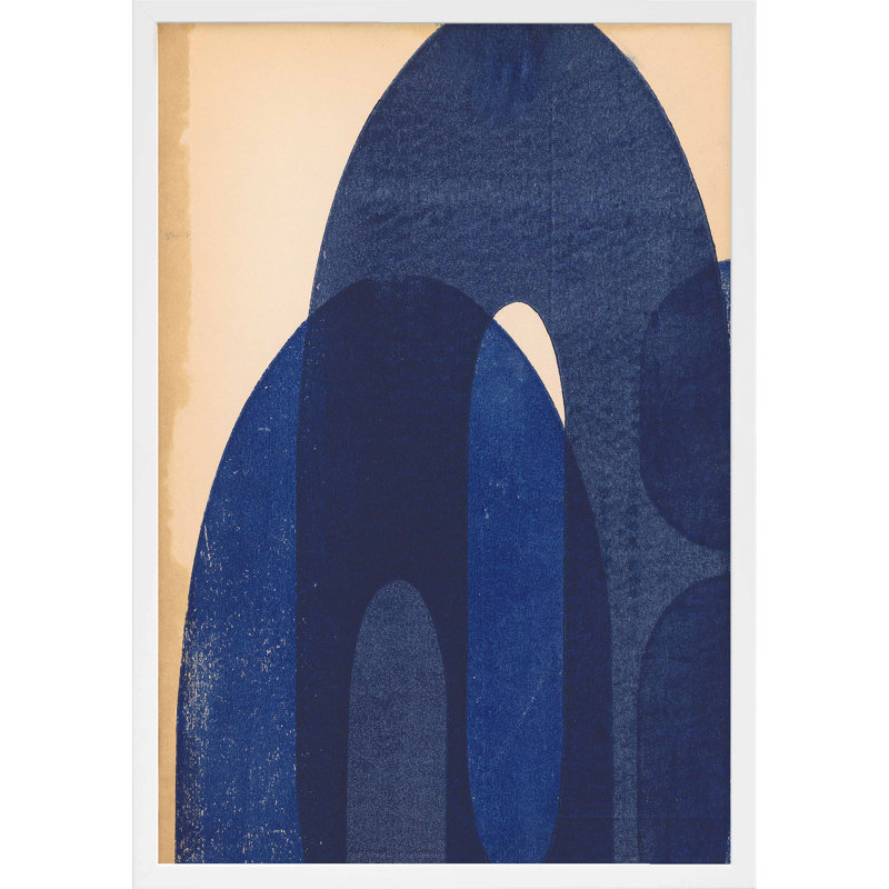Sea Swept Print by Driftway Studio, White, 30" H x 21" W x 1.25" D