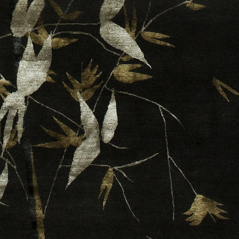 Floral Area Rug, Rectangle 9' x 12'