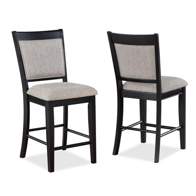Mobilier en bois de style campagnard avec tabouret de bar et tabouret de bar à hauteur de comptoir 2 pièces