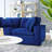 Commix 80" Velvet Square Arm Sofa-121624220