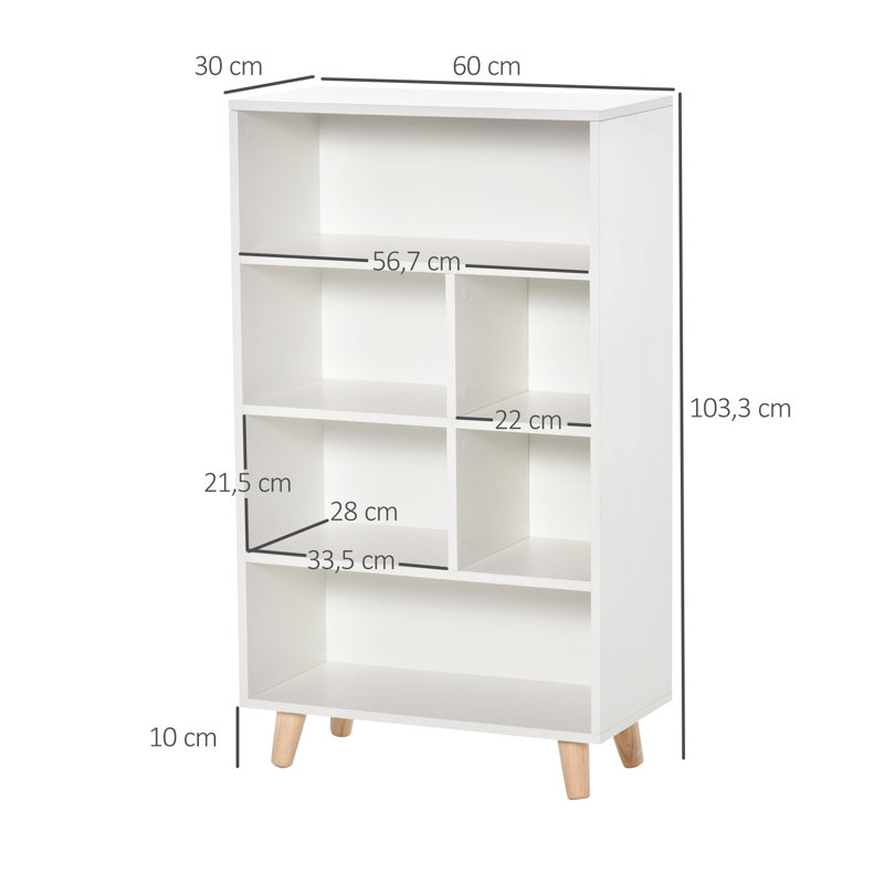103.3cm H x 60cm W Standard Bookcase