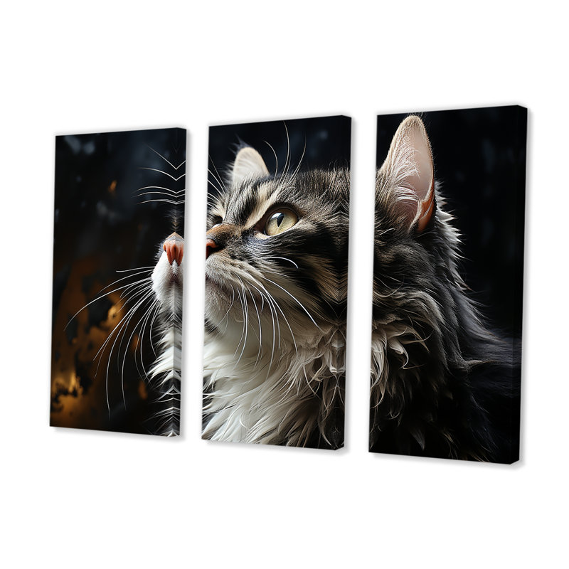 Ensemble de salon mural American Curl Curiosity, H 32 po x l 48 po