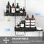 Serviteur de douche suspendu avec porte-savon