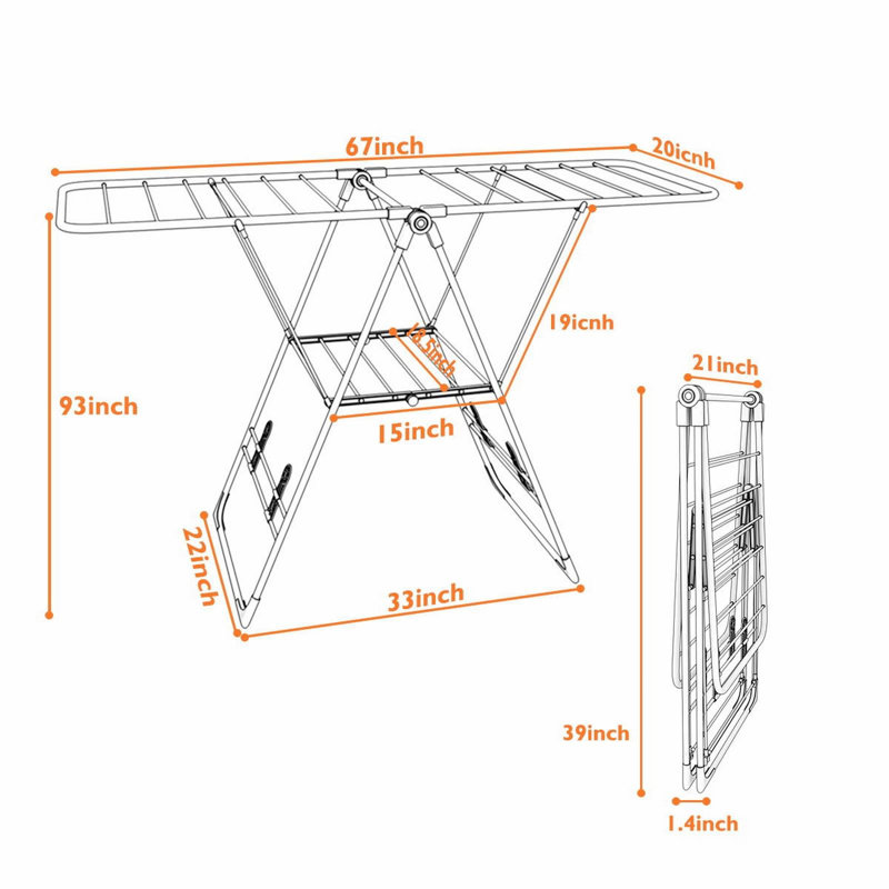 Foldable Tripod Drying Rack