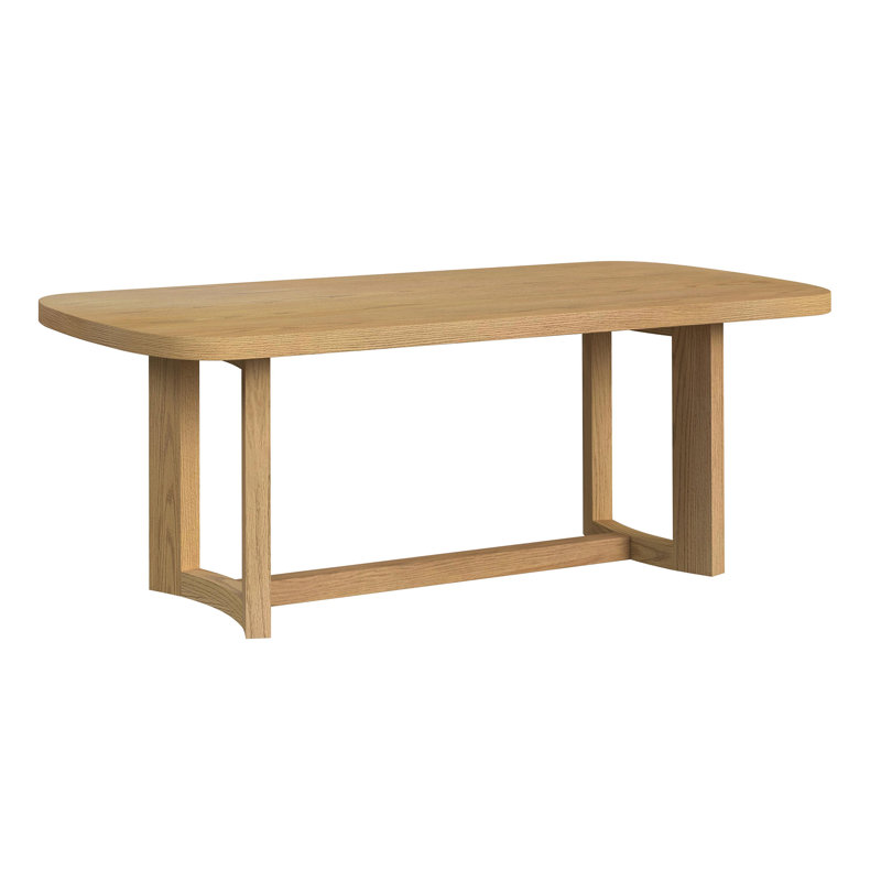 Burr Rectangular Dining Table in Natural