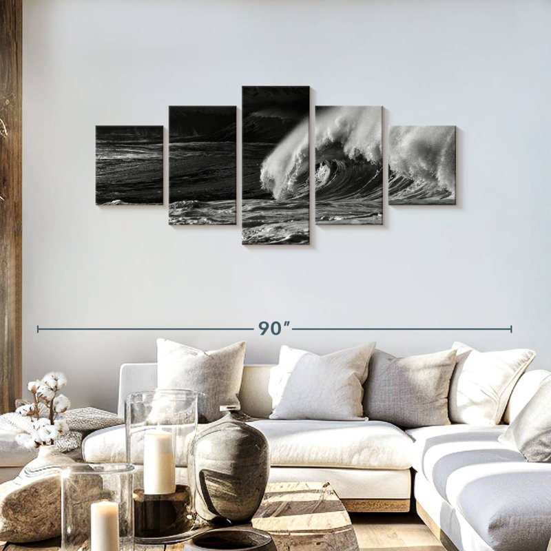Ocean Storm Tide, 30" H x 68" W
