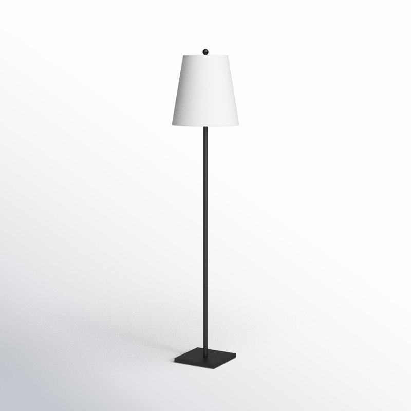 Lampe sur pied traditionnelle 69 po Paducah, Noir