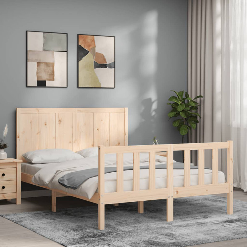 Solid Wood Bed