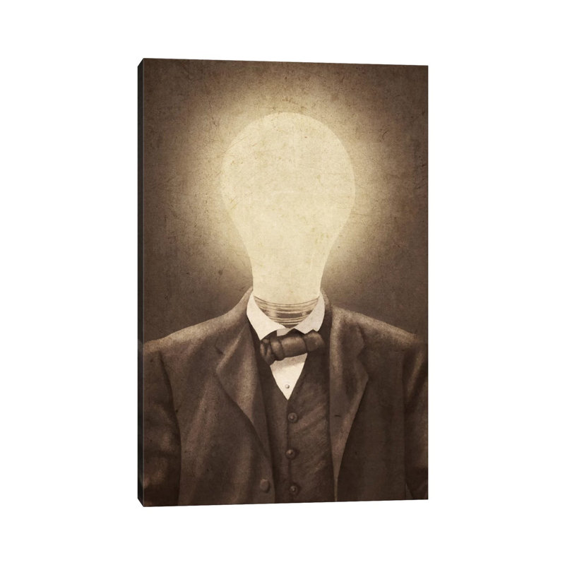 The Idea Man 1 Piece Painting on Canvas, 66.04 cm H x 45.72 cm W x 1.91 cm D, Wrapped Canvas