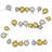 Ornament String Christmas Lights - Warm White LED - 3' Clear Wire - 10Ct-103688437