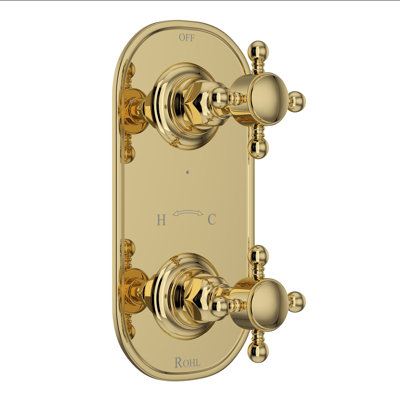 Country Bath Rohl 1/2" Thermostatic Trim With Diverter