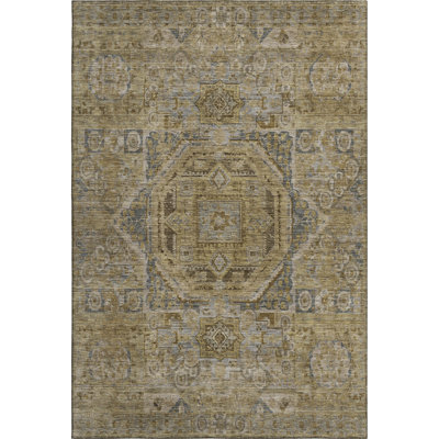 Premium Machine Washable Lubbers AMF1743 Global Rug