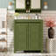 Meuble-lavabo de salle de bain avec lavabo, armoire de rangement avec porte à fermeture en douceur, tablette réglable-174991573