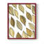 Reproduction encadrée de motifs de feuilles à motif II - bois massif-1939480426-1939480429