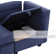Toxi Upholstered Modular Sectional Sofa with Reversible Ottomans