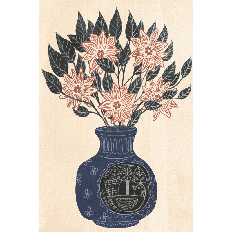 Vase Of Flowers III by Melissa Wang - Wrapped Canvas Painting, 122cm H x 81cm W