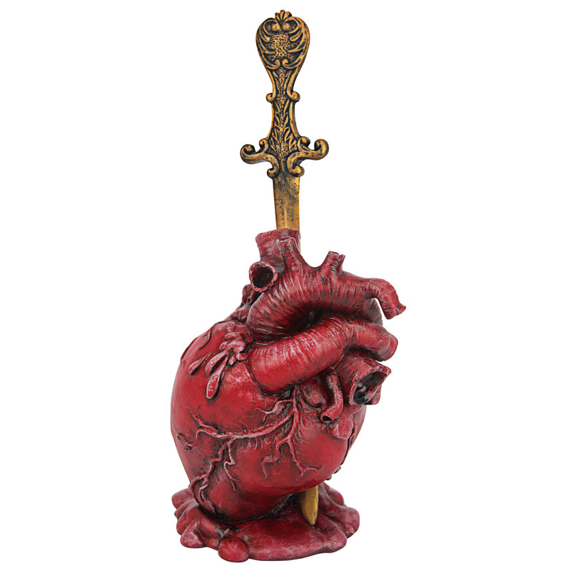 Edgar Allen Poe's Tell-Tale Heart Sculpture