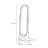 Oval Solid Wood Full Length Mirror
