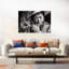 Elder Flute Musician Abstract Contemporary Wall Art Print 1 Piece Wrapped Canvas Wall Art-1371897798