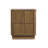 Potomac Reeding Pattern 2-Drawer Push-to-Open Nightstand with Solid Wood and Modern Bedside Accent Storage-1243385516