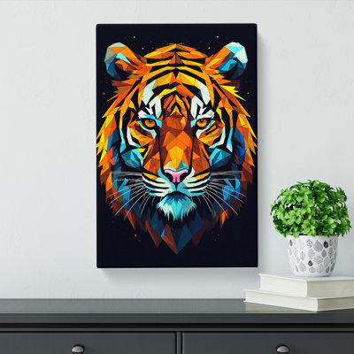 Tiger Geometric - No Frame Print