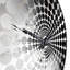 Villanelle - Horloge murale peinture abstraite-1158130264