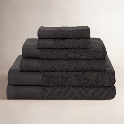 6-Piece Certified Egyptian Cotton Towel Set