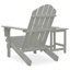Swartz Fir Outdoor Adirondack Chair With Table , 69.5cm cm W 86.5cm cm D-2017046606