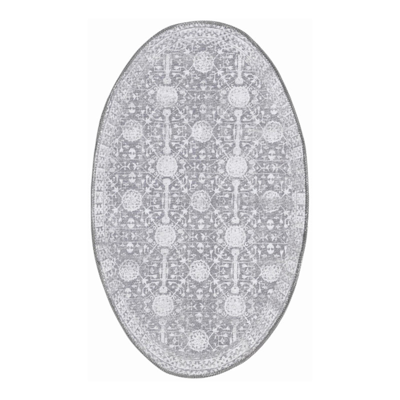 Baristo Chenille Indoor Rug, Oval 2' x 3'1"