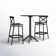 Farrah Square 2 - Person 23.6'' Long Bar Height Dining Set