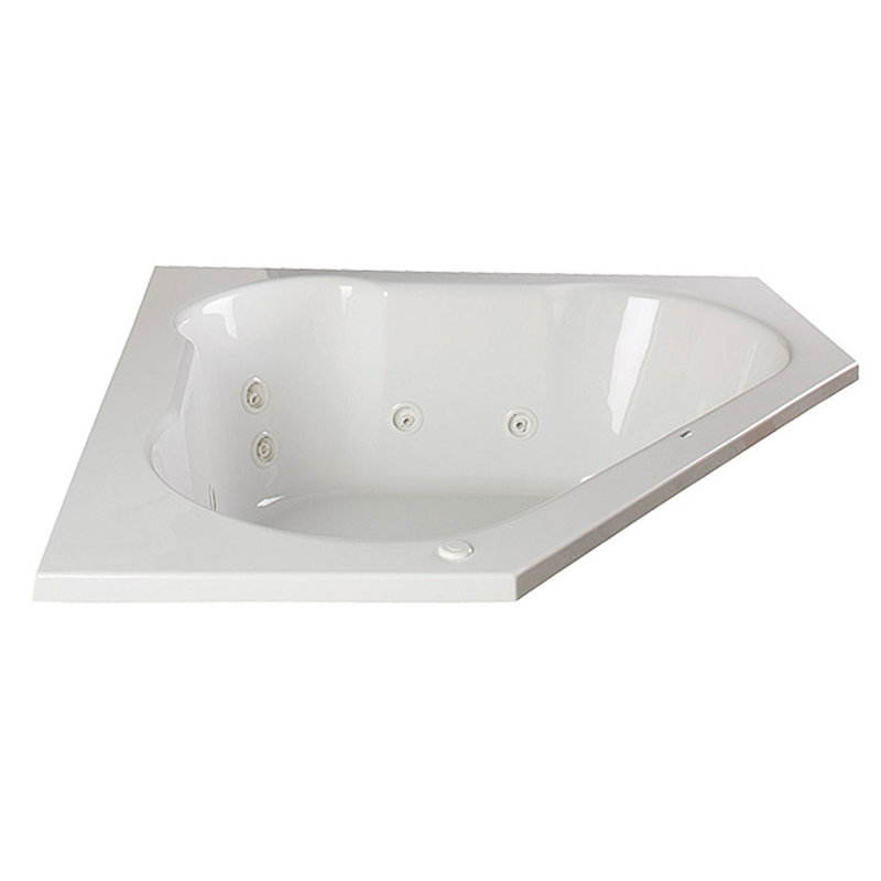 Baignoire de trempage d'angle 60 po x 60 po Eureka II