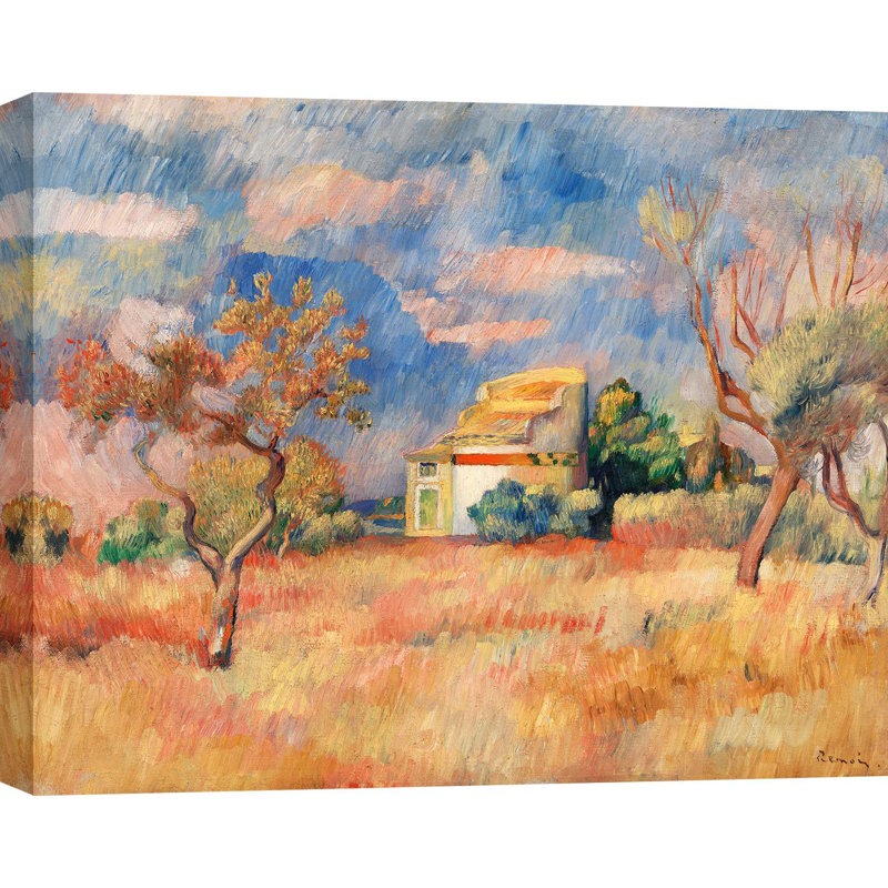 Wrapped Canvas Print: Pierre-Auguste Renoir, Dovecote at Bellevue, 40cm H x 60cm W