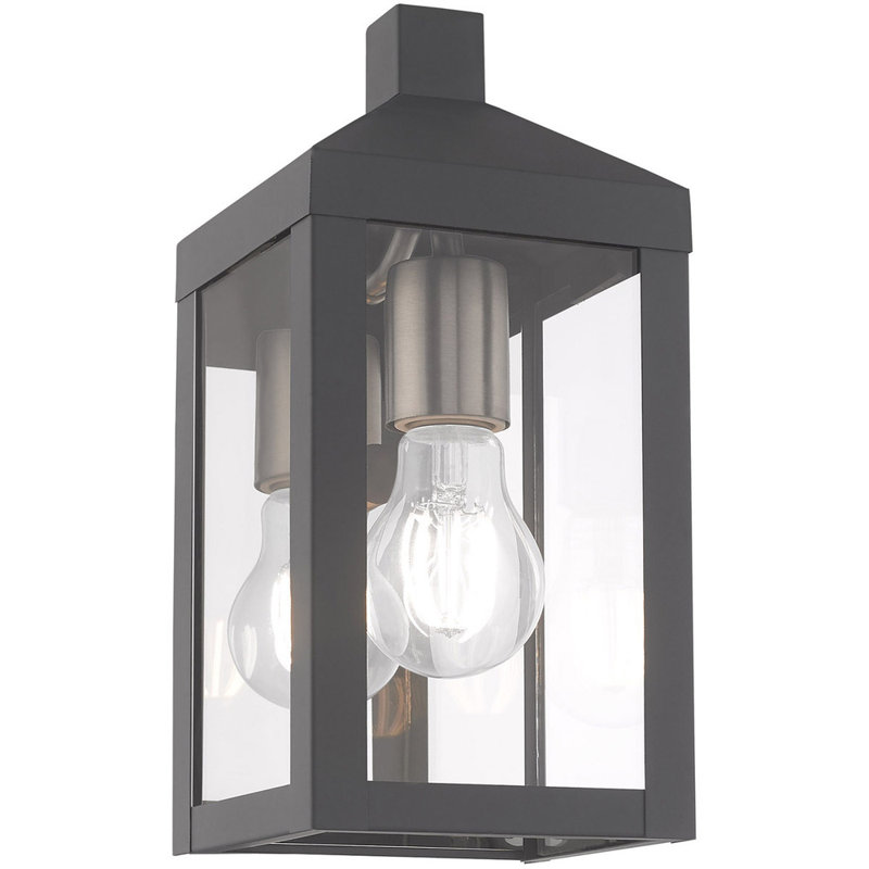 Lantern Head, 10.5" H x 5" W x 5" D, Scandinavian Gray