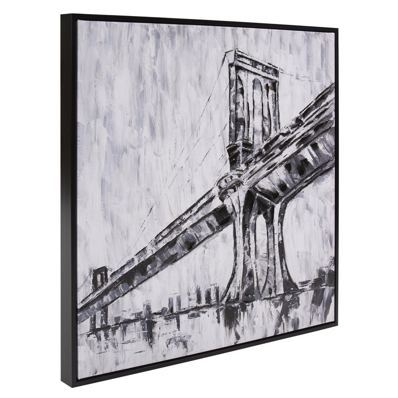 «Triborough Bridge», art mural sur toile flottante, peinture sur toile
