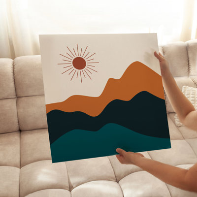 Landscape and Nature Boho Sun Bohemian Unframed Art Print