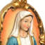 Sculpture murale décorative en résine 16 po, Vierge Marie