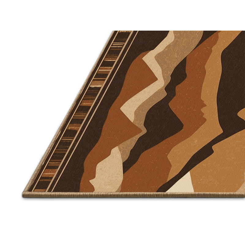 Sundown Cascade Rug, Rectangle 2' x 3'