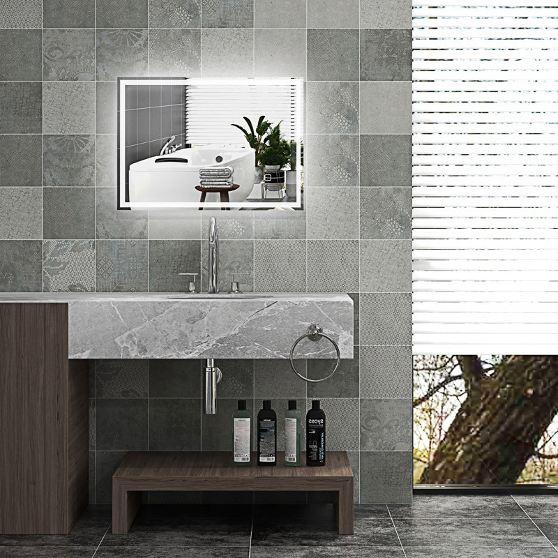 Dimmable Bathroom Mirror With Led Lights