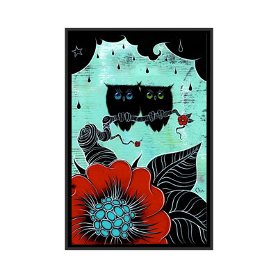 « two hoots », reproduction d’art sur toile tendue