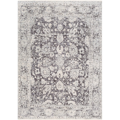 Tapis gris tissé à la machine amall