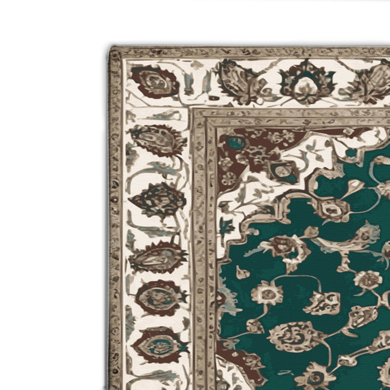 Tapis vert d'intérieur et d'extérieur Tabriz, Rectangle 4pi x 6 pi