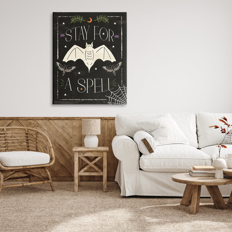"Stay For A Spell Expression" par Veronique Charron sur toile, H 48 po x l 36 po