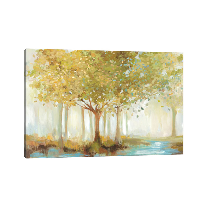 Forest River by Allison Pearce - Wrapped Canvas Painting, 66.04 cm H x 45.72 cm W x 3.175 cm D