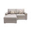 Canapé modulaire réversible 3 pièces Turmea Latitude Run® Beige avec coussins et pieds interchangeables-118805335-118805337-118805340