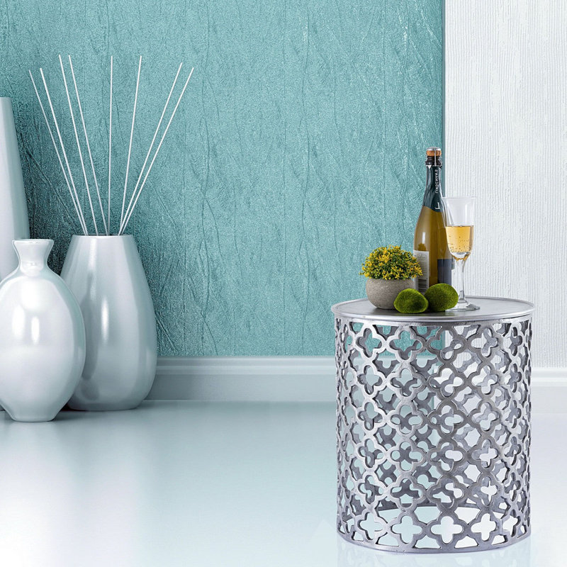 Evyl End Table, Silver