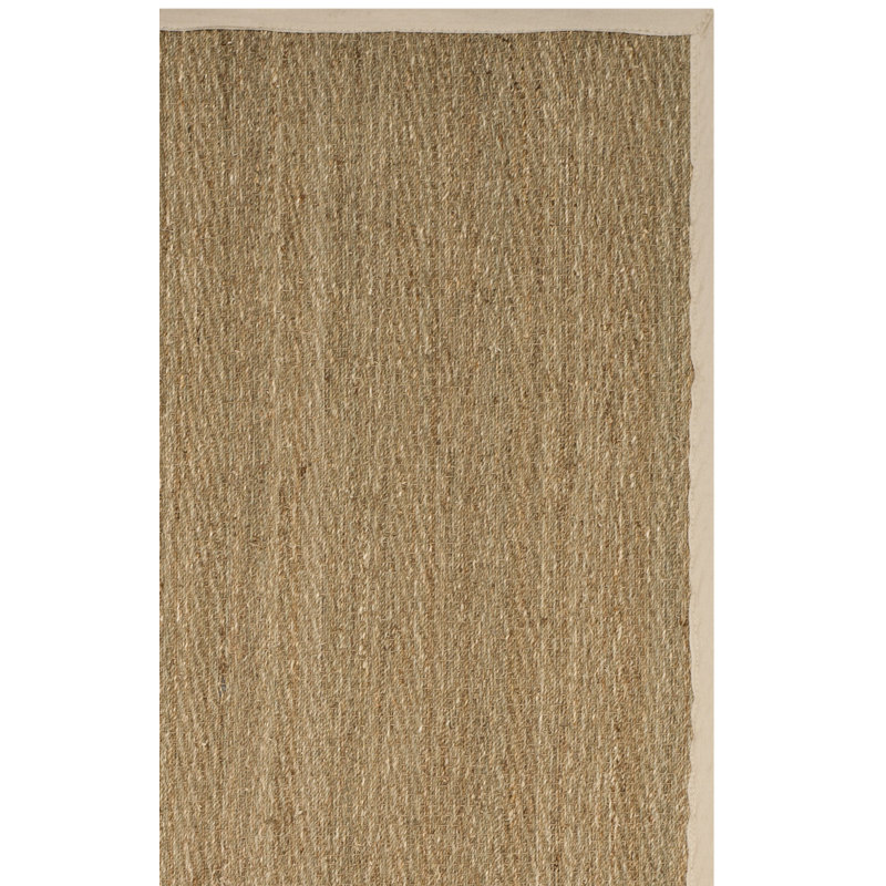 Tapis de couleur unie en fibres naturelles Deschamps, Rectangle 2 pi x 3 pi