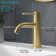 Single-Hole Single-handle Bathroom Faucet with Drain Assembly