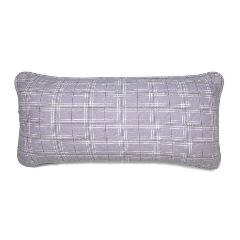 Lavender Rose Rectangular Cotton Decorative Throw Pillow